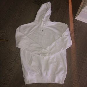 White Gymshark hoodie